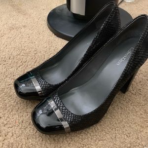Black Calvin Klein heels